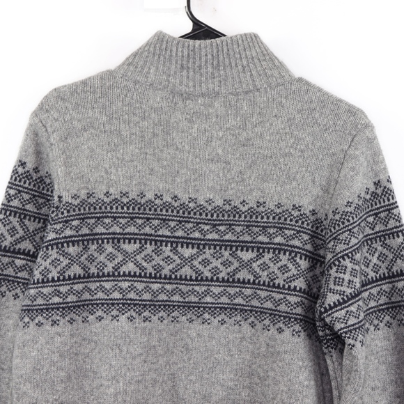 Lorenzo Magni Mens Small Full Zip Sweater Gray - Picture 5 of 5